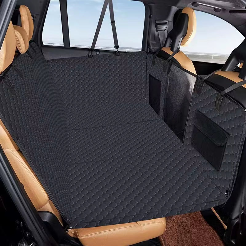 Seat Cover 2024 New Design Large Pet Back Seat Extender Car Backseat Protector Hammock Dog Car Seat Cover Hard Bottom for Travel