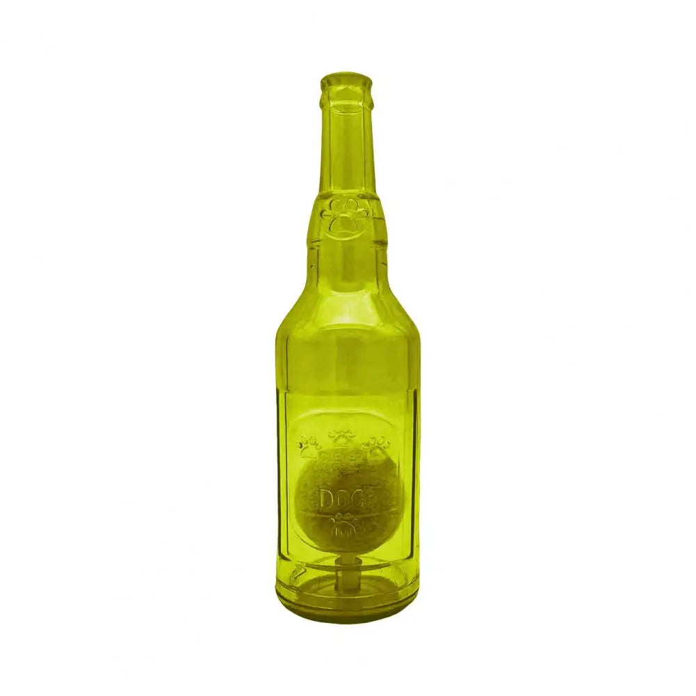 Crunchnplay Bottle Toy for Dogs Water Bottle Chew Toy Plastic Bottle Cruncher with Squeaky Tennis Ball