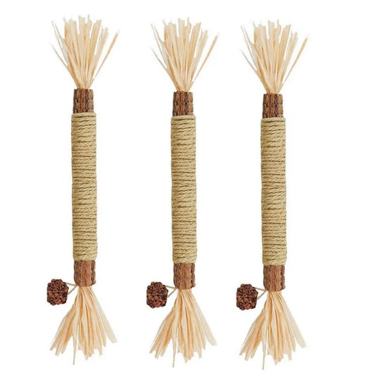 3Pcs Pet Cats Toy Cat Snacks Sticks Cleaning Tooth Catnip Cat Toys Actinidia Silvervine Pet Toy for Cats Accessories