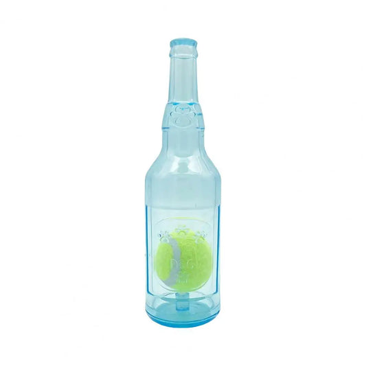 Crunchnplay Bottle Toy for Dogs Water Bottle Chew Toy Plastic Bottle Cruncher with Squeaky Tennis Ball